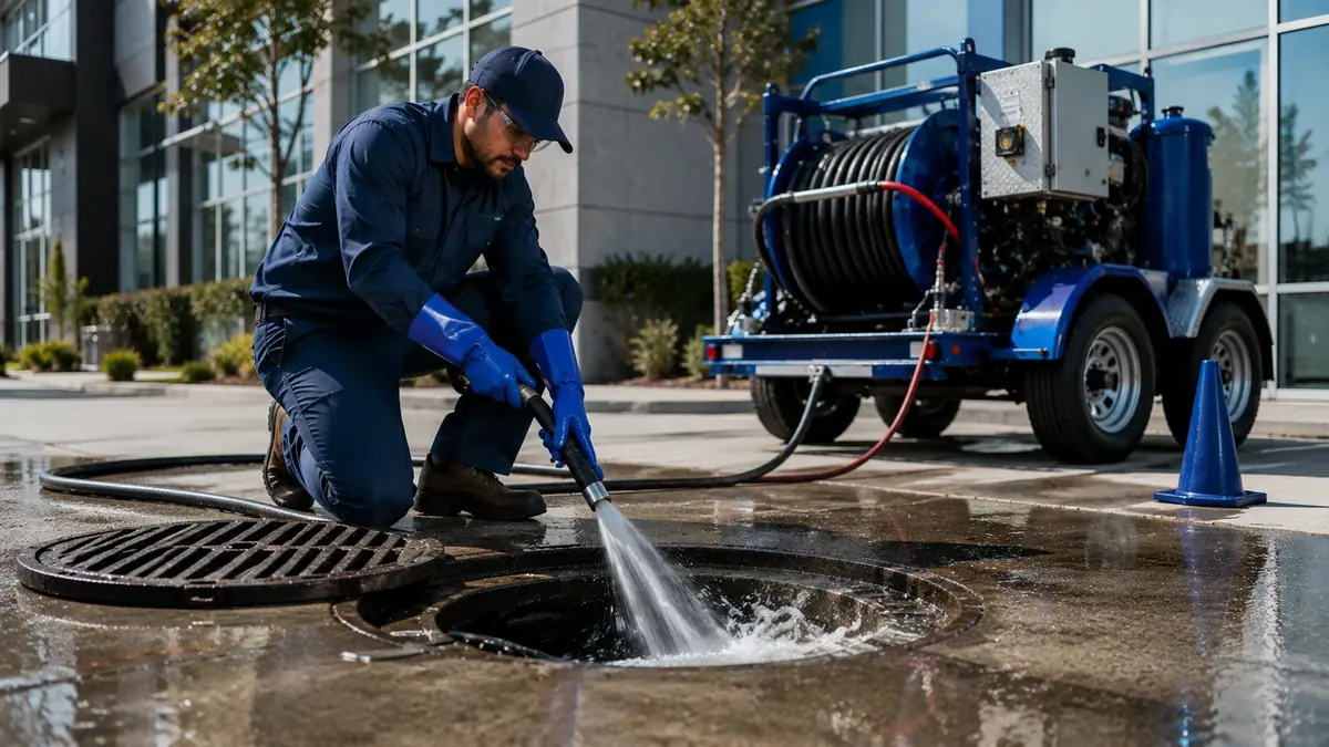 Commercial Hydro Jet Drain Cleaning in San Bernardino